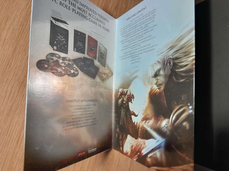 The Witcher Enchanced Edition CIB With Guides & Bonus DVDs & Content