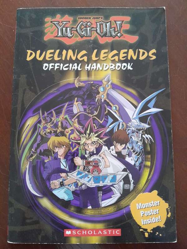 Yu-gi-oh 1996 Dueling Legends Official Handbook With Poster