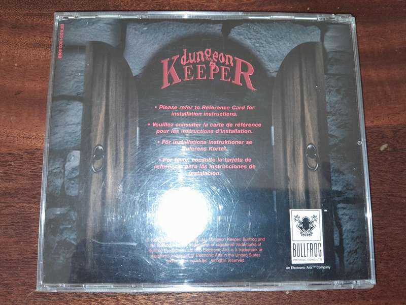 Dungeon Keeper Bullfrog PC Game PC CD