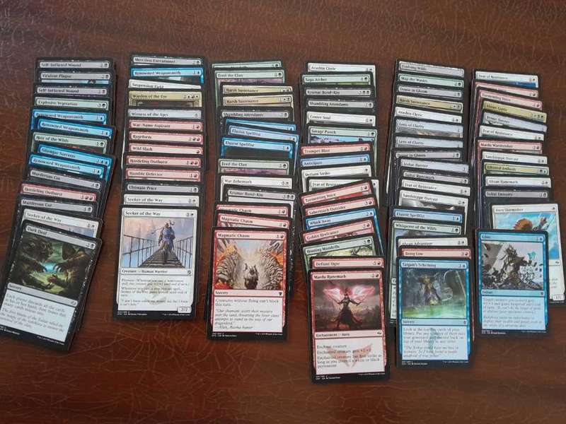 Magic The Gathering: Lot of 90 Khans of Tarkir / Fate Reforged cards (A2)