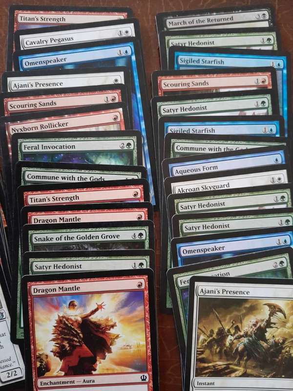 Magic The Gathering: Lot of Theros / Born of the Gods cards (A3)