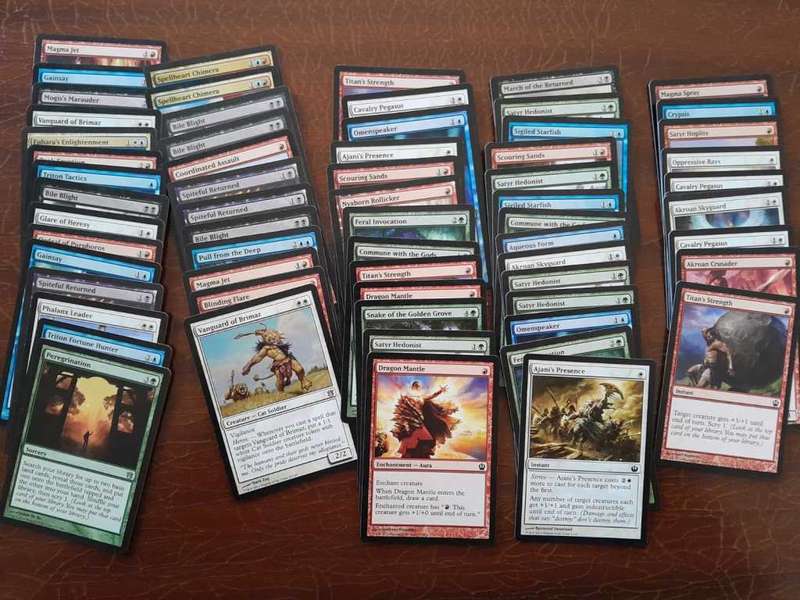Magic The Gathering: Lot of Theros / Born of the Gods cards (A3)