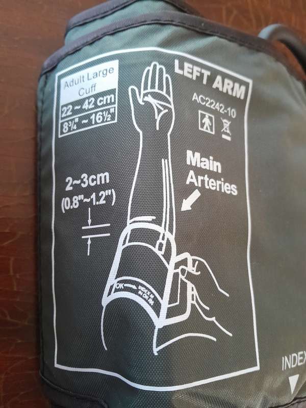 Clicks Blood Pressure Monitor - Upper Arm (Tested and Working)