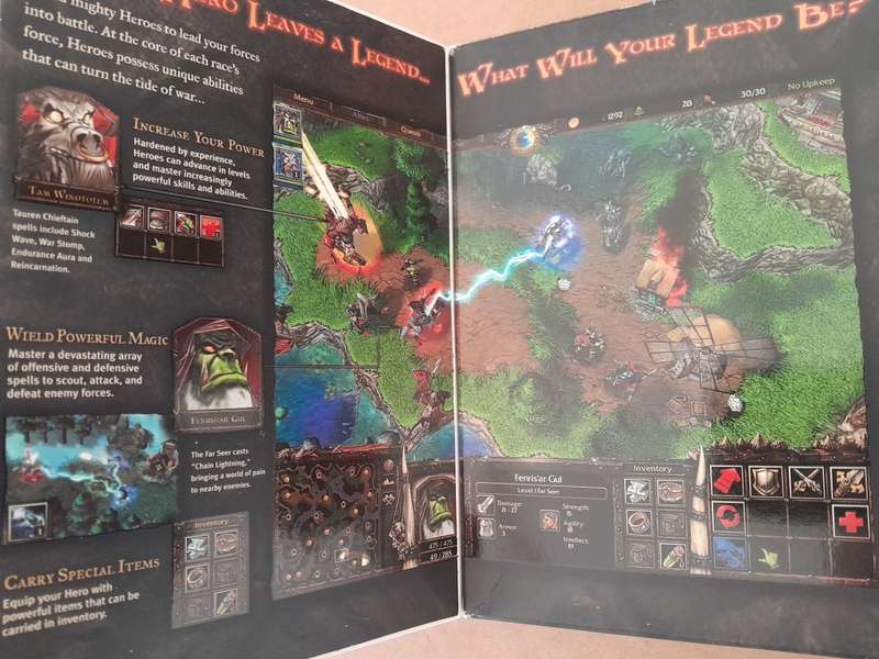 Boxed Warcraft 3 Reign of Chaos PC Game With Booklet