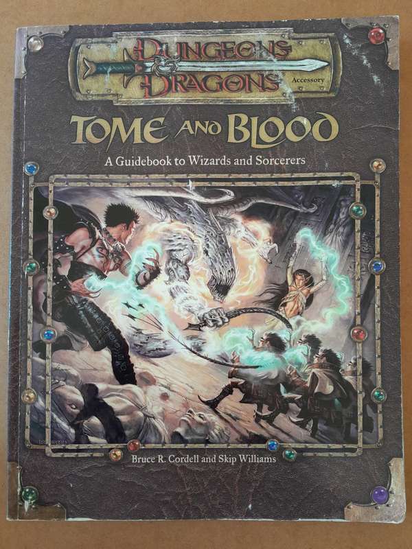Dungeons & Dragons (D&D) Book - Accessory - Tome & Blood Guidebook to Wizards & Sorcerers