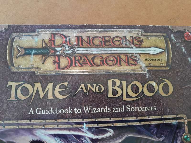 Dungeons & Dragons (D&D) Book - Accessory - Tome & Blood Guidebook to Wizards & Sorcerers