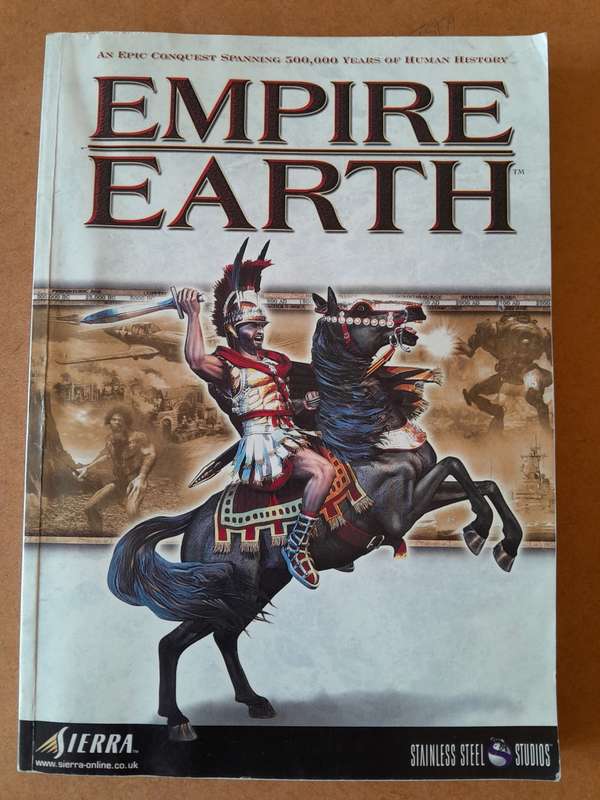 Empire Earth PC Game Hard Copy Manual