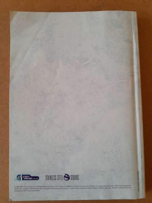 Empire Earth PC Game Hard Copy Manual