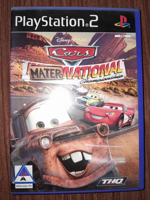 PS2 Cars: Mater-National Championship (Disney Pixar) Playstation 2 Game (CIB)