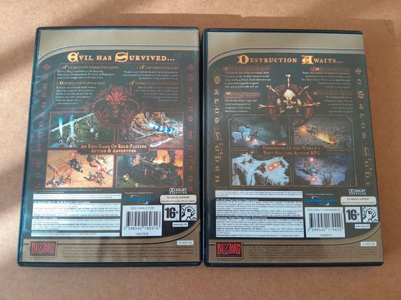 Diablo 2 and Expansion Set: Lord of Destruction - CIB PC-CD Game