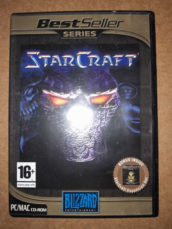 Starcraft + Expansion Set (Brood War)- PC CD/DVD Game