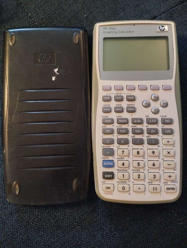 HP Graphing calculator 39gs