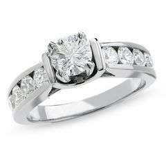 Stunning 1.40ct Diamond Ring!!! Genuine Diamonds in White Gold
