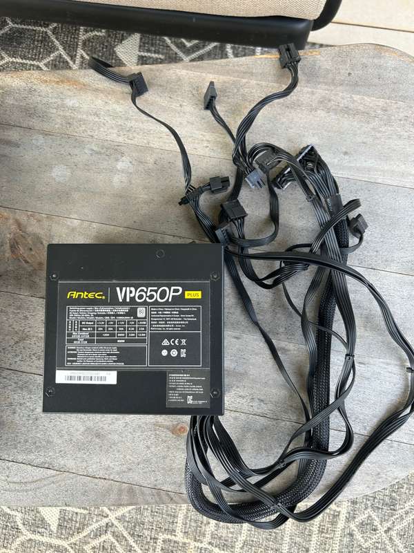 Antec VP650 Plus 650watt Power Supply Secondhand