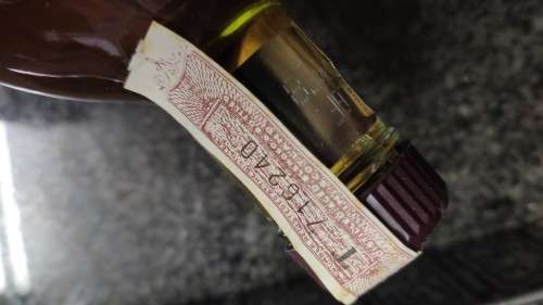Chivas Regal 500ml rectangular bottle from 1980's