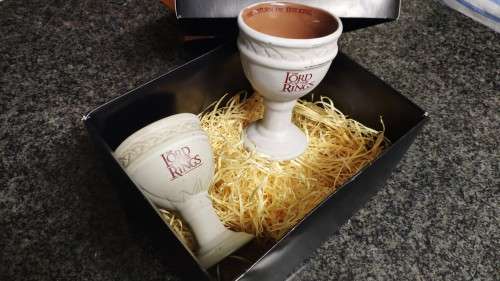 Lord of The Rings Return of The King Ceramic Chalice's and extras