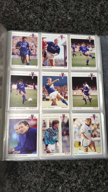 Panini 92 Complete set of Official Players Collection - Football/Soccer