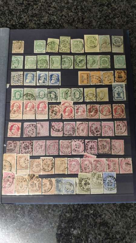 Album in good condition with stamps from Switzerland, Belgium and Austria