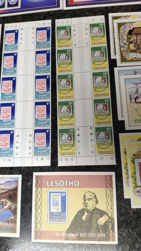 Lesotho - Controls and mini-sheets