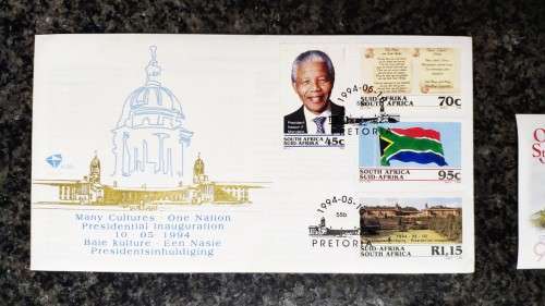 Mandela Lot - Booklet, FDC and mini sheets