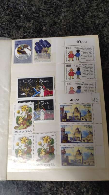Small selection in small album. Cat value R5000+