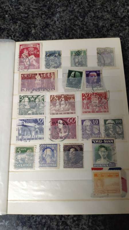 Small selection in small album. Cat value R5000+