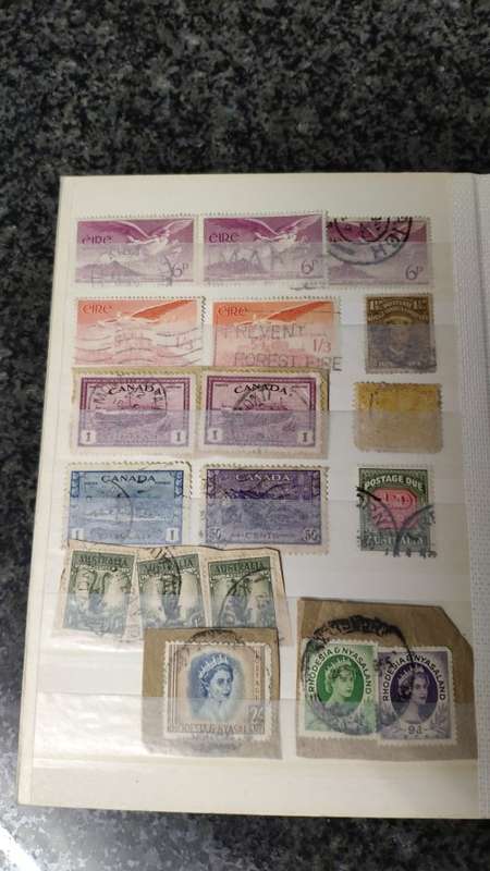 Small selection in small album. Cat value R5000+