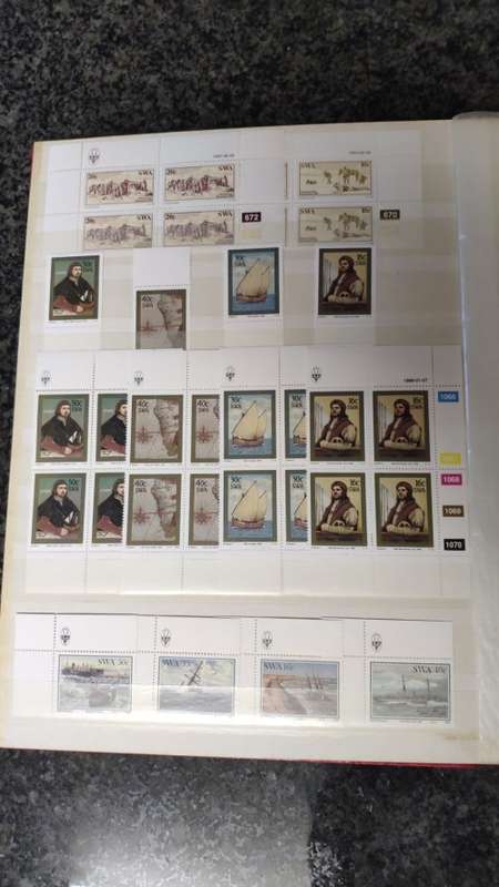SWA controls, singles and mini sheets in Album