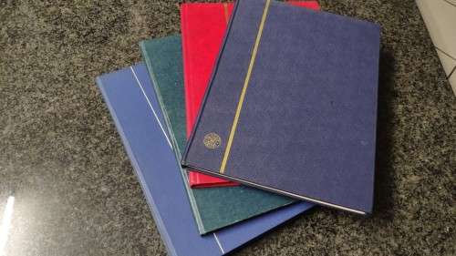 Four used Albums - All empty. No stamps