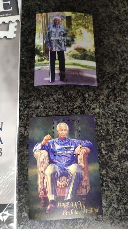 Mandela Lot - Booklet, FDC and mini sheets