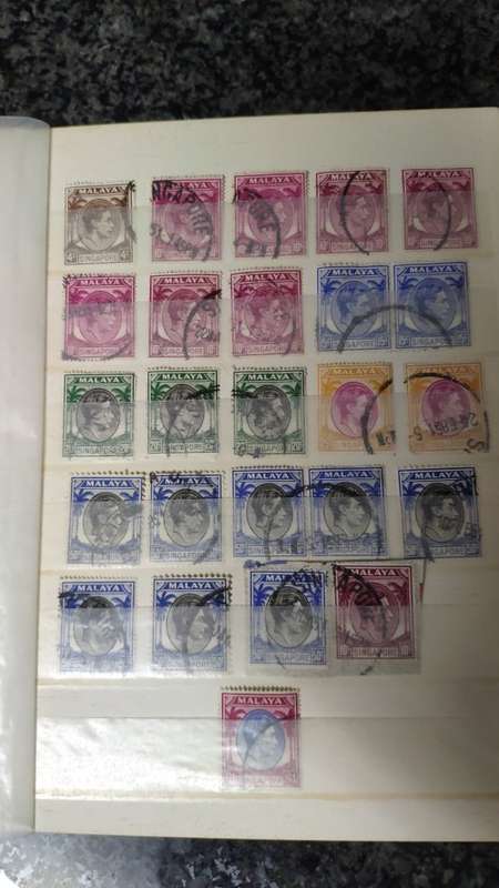 Small selection in small album. Cat value R5000+