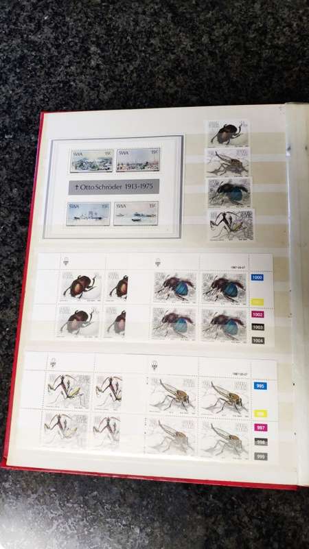 SWA controls, singles and mini sheets in Album