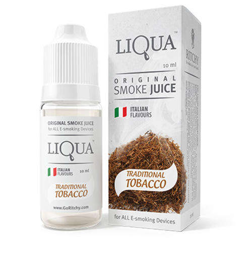 30ml Liqua Traditional Tobacco Flavoured E Liquid 24mg