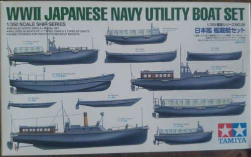 Tamiya Japanese Navy Utility Boat Set