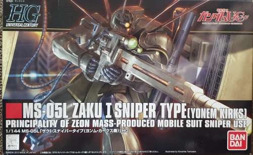 Bandai HG MS 05L Zaku Sniper