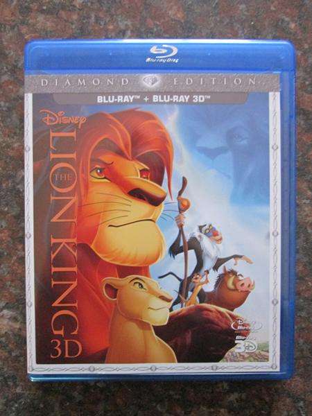 LION KING BLUE RAY AND BLUERAY 3D IN ONE