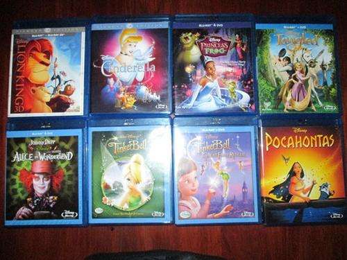 7 X BLU RAY DVDS SETS 13 DISCS ALL KIDS MOVIES BRAND NEW + lion king 3D