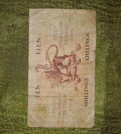 SOUTH AFRICAN 10 SHILLINGS NOTE