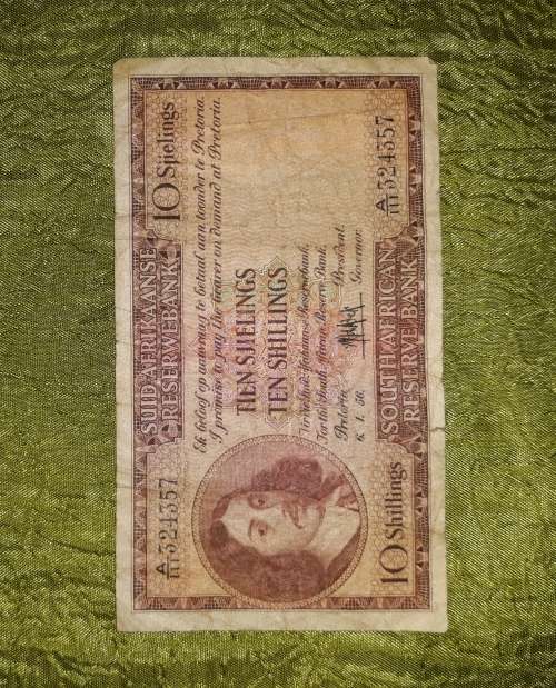 SOUTH AFRICAN 10 SHILLINGS NOTE