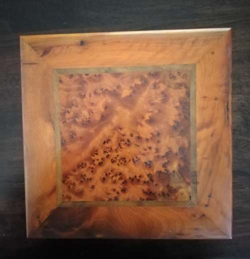 Vintage wooden jewelry box
