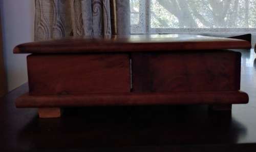 Vintage wooden jewelry box