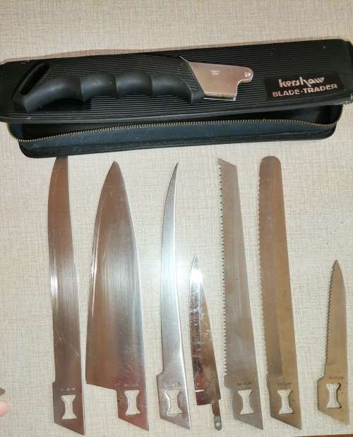 Vintage Kershaw Knife Trader set