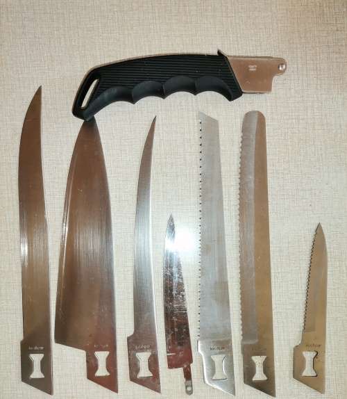 Vintage Kershaw Knife Trader set