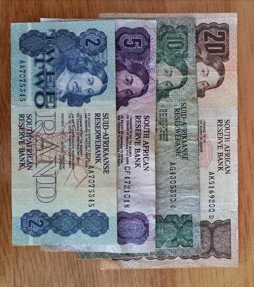 OLD SA BANK NOTE BUNDLE