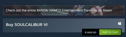 SoulCalibur VI steam Key Brand New! R849.00