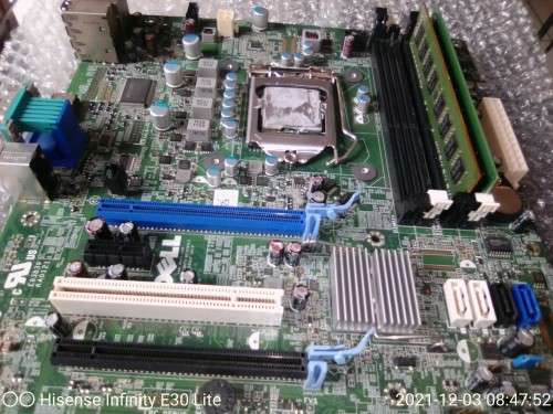 DELL OPTIPLEX 990 Motherboard + 8GB SAMSUNG DDR 3 RAM + I5 2440 3.3GHz CPU 100% Working