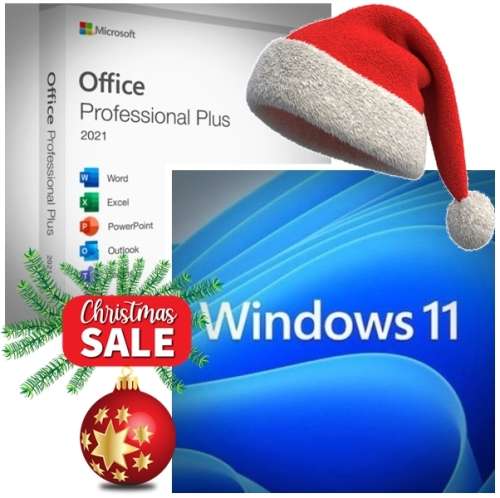 Late Entry Christmas Special Windows 11 Professional + Office 2021 Professional Plus Bundle