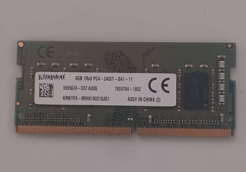8GB DDR4 2400T KINGSTON MEMORY