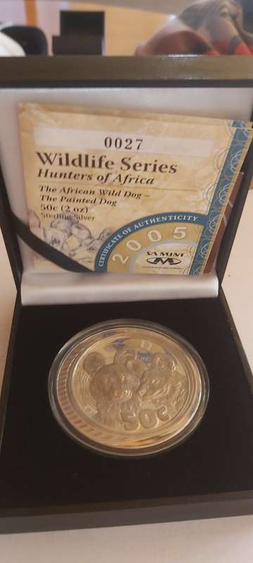 2005 Wildlife series African Wild dog 50c