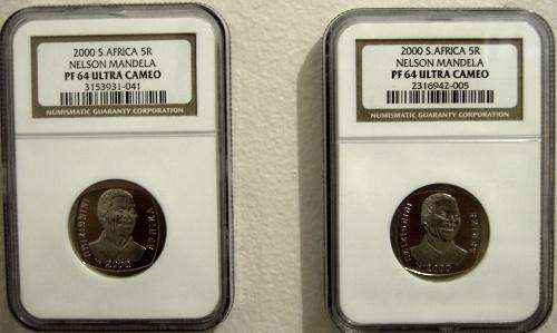 Mandela 2000 R5 Graded NGC PF 64